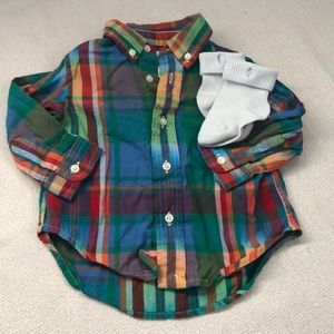 Firm Price. Ralph Lauren Shirt & Socks